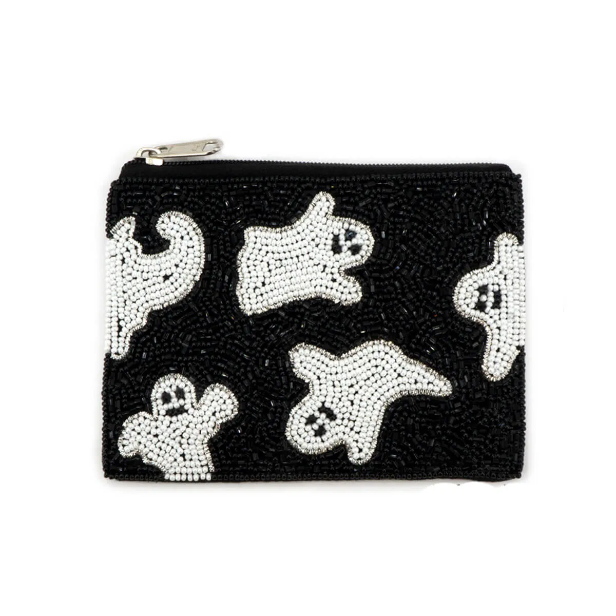 ----------Ghost Beaded Coin Bag---------