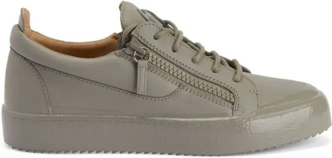 Giuseppe Zanotti Frankie Match low-top leather sneakers Grey