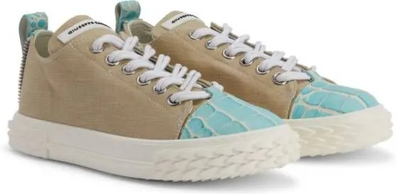 Giuseppe Zanotti Nicki leather low-top sneakers Neutrals