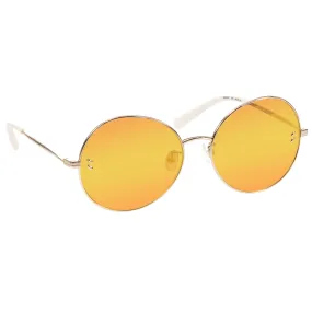 Gold Round Sunglasses