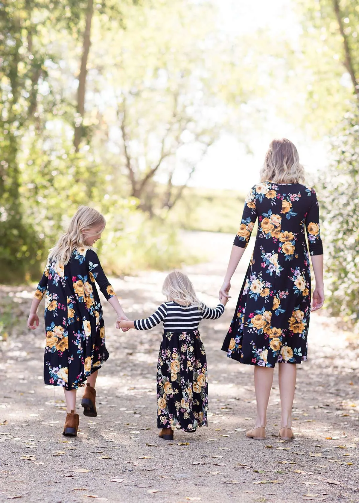 Golden Rose Tunic Dress