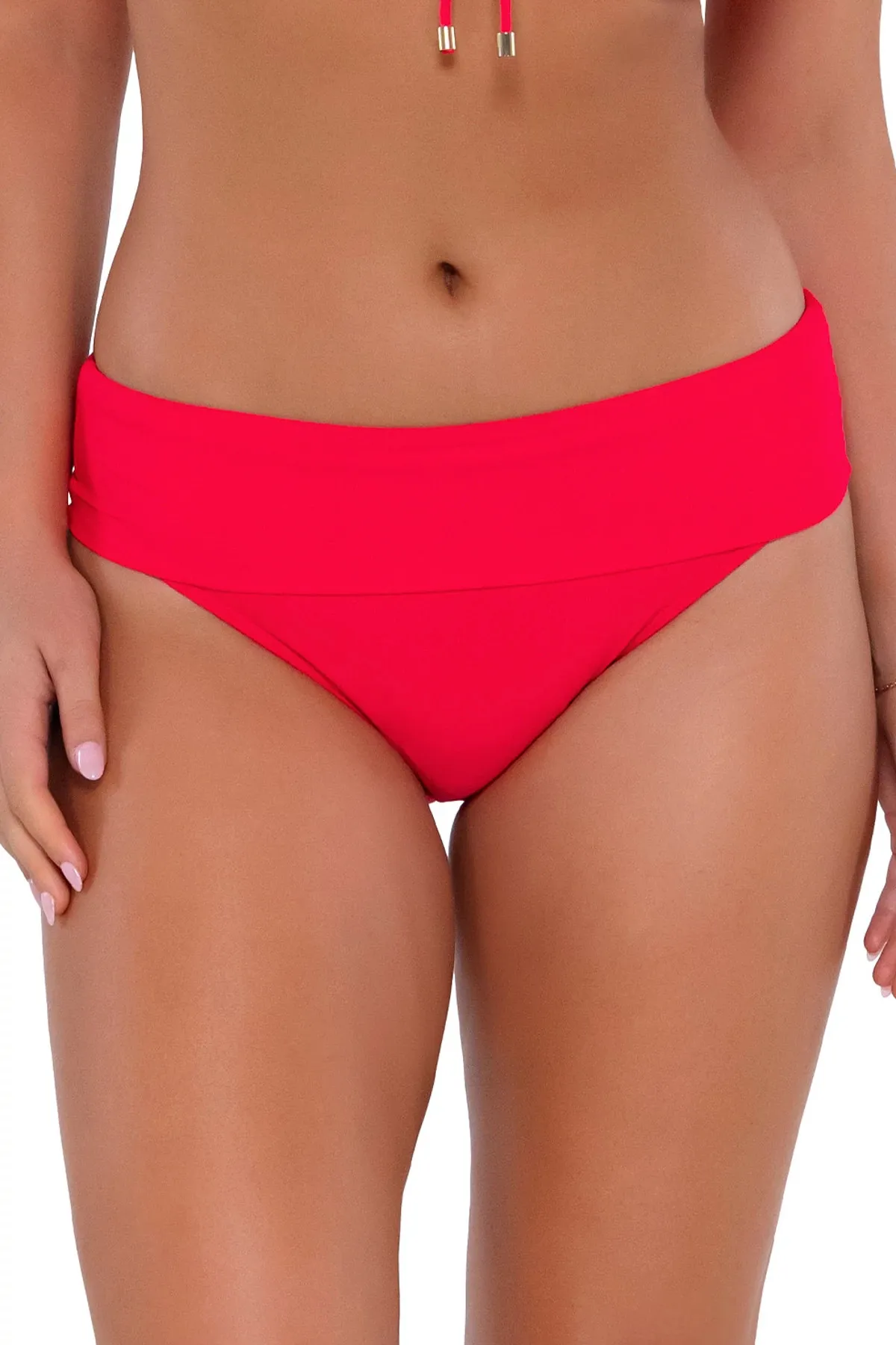 Hannah Banded High Waist Bikini Bottom