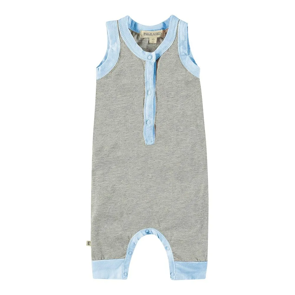 Heathered Jersey Tank Romper