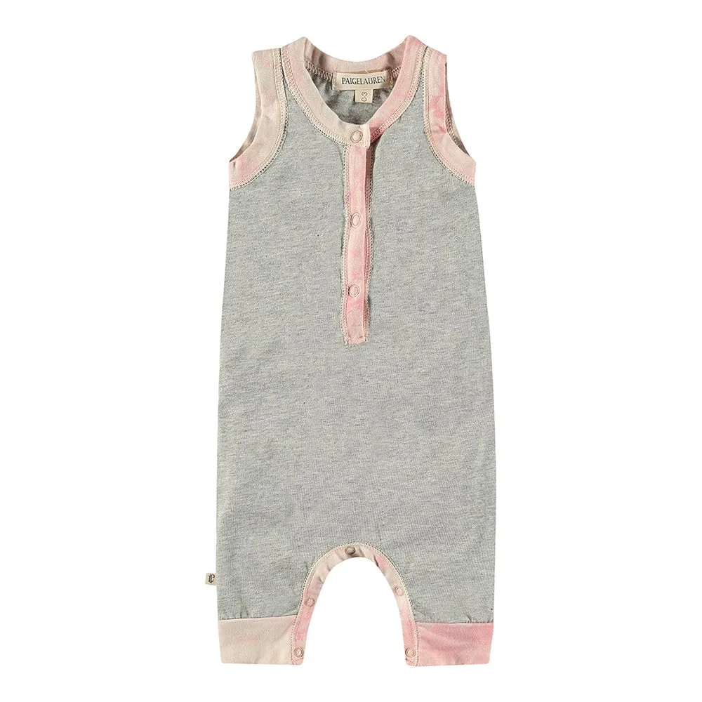 Heathered Jersey Tank Romper