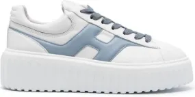 Hogan H-Stripes leather sneakers White