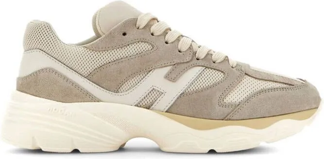 Hogan H665 panelled sneakers Neutrals