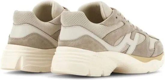 Hogan H665 panelled sneakers Neutrals