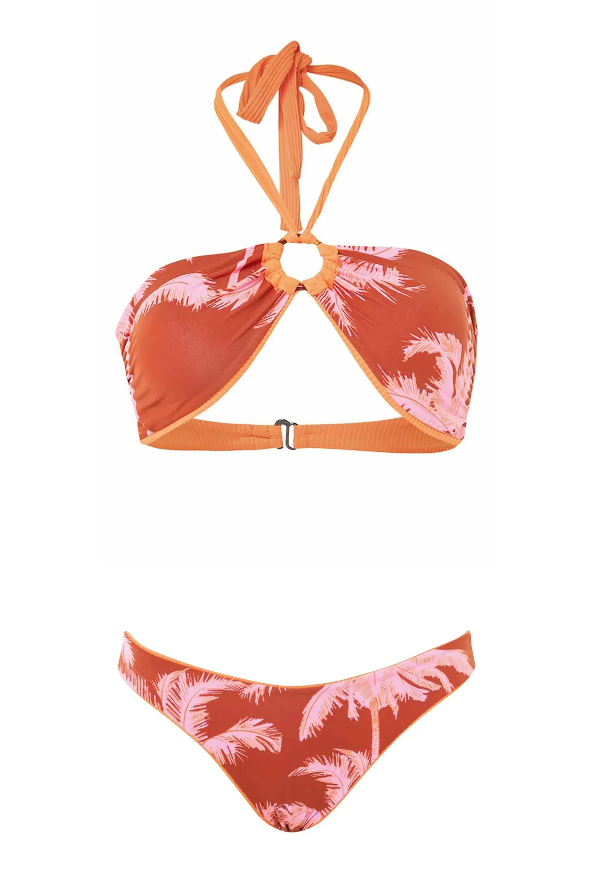 Jill Ring Reversible Bandeau Bikini Top