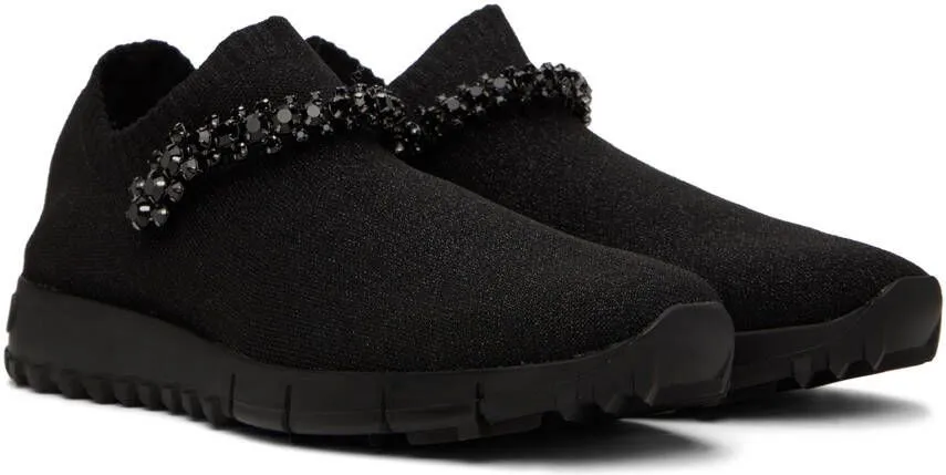 Jimmy Choo Black Verona Sneakers