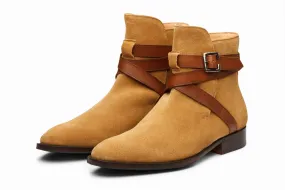 Jodhpur Boot - Camel Suede