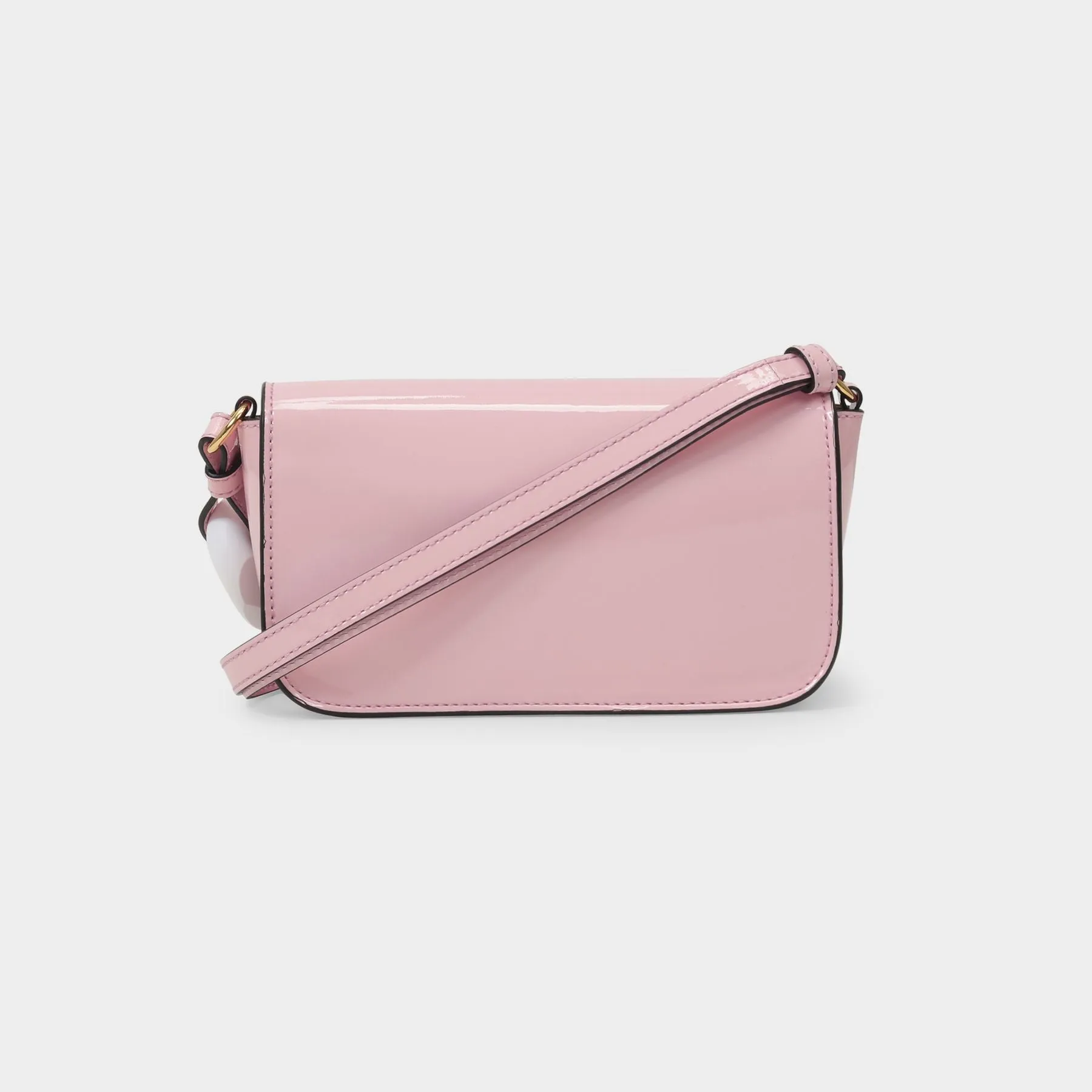 J.W. Anderson  Chain Baguette Anchor Bag in Pink Leather