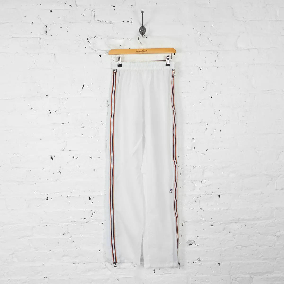 K-Way Tracksuit Bottoms - White - S