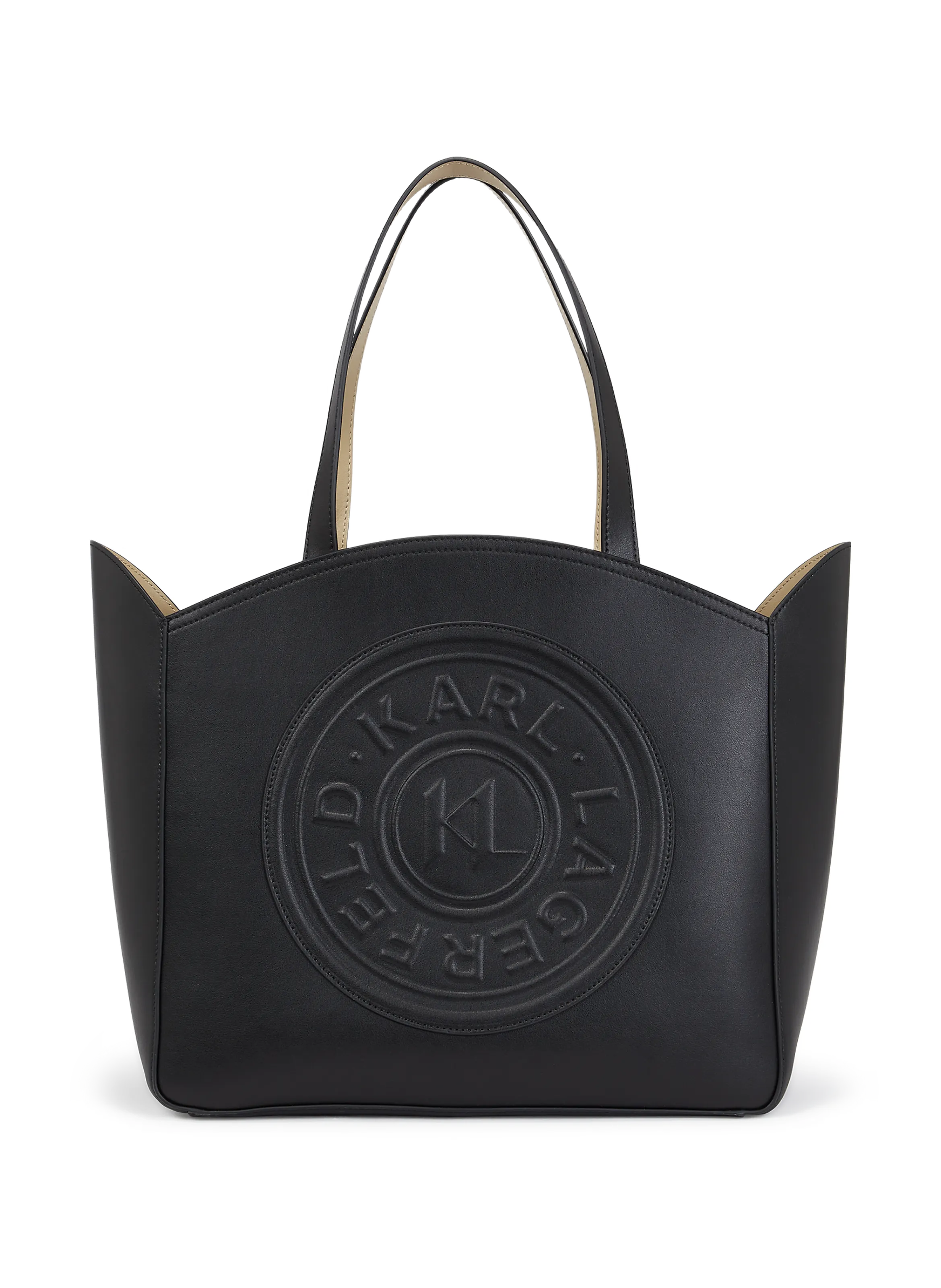 Karl lagerfeld  K/Circle leather bag - Black