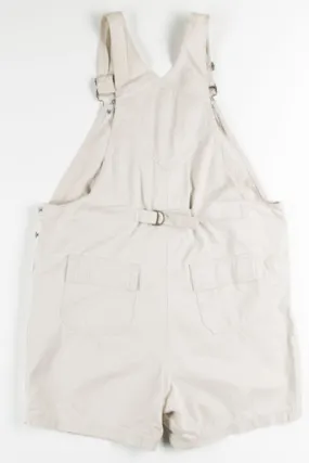 Khaki Maternity Overall Shorts (sz. M)