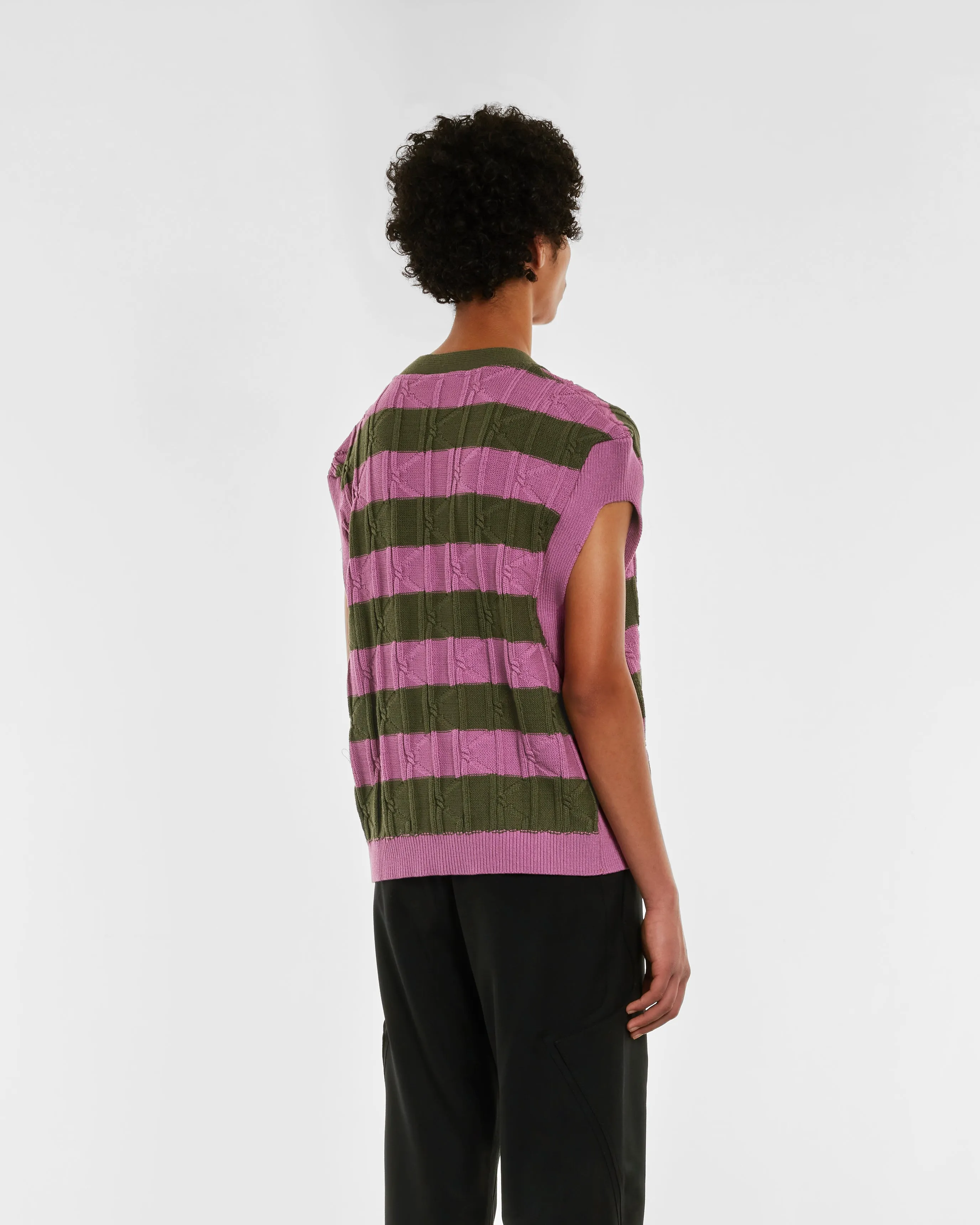 Kiko Kostadinov Men's Merli Twinset Vest  Rose/Pink