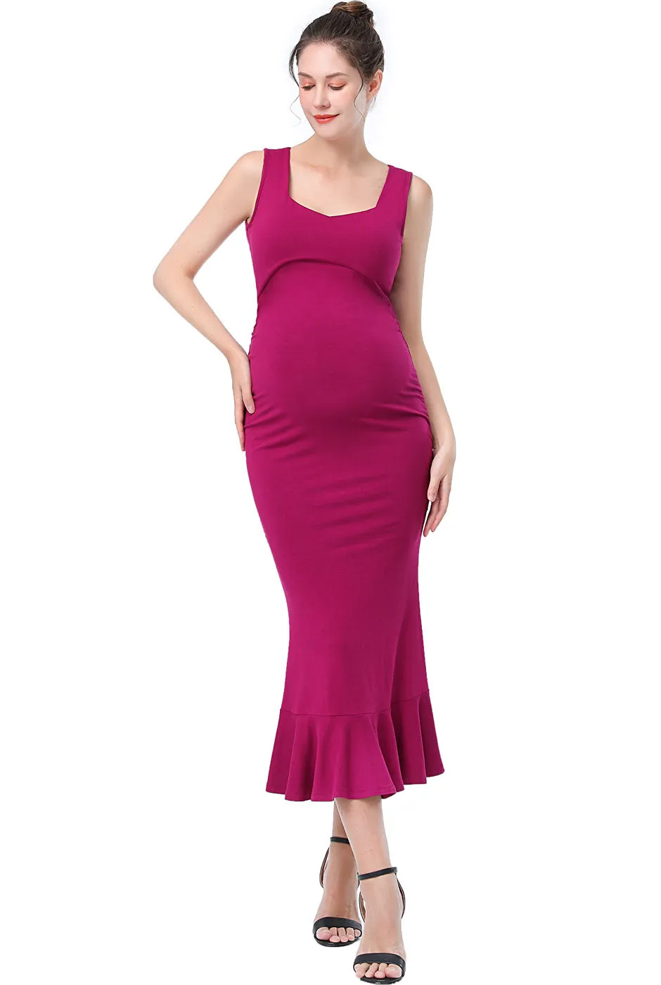 Kimi + Kai Maternity Ethel Mermaid Dress