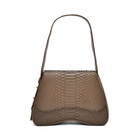 Kyra Michelle Taupe Shoulder Bag