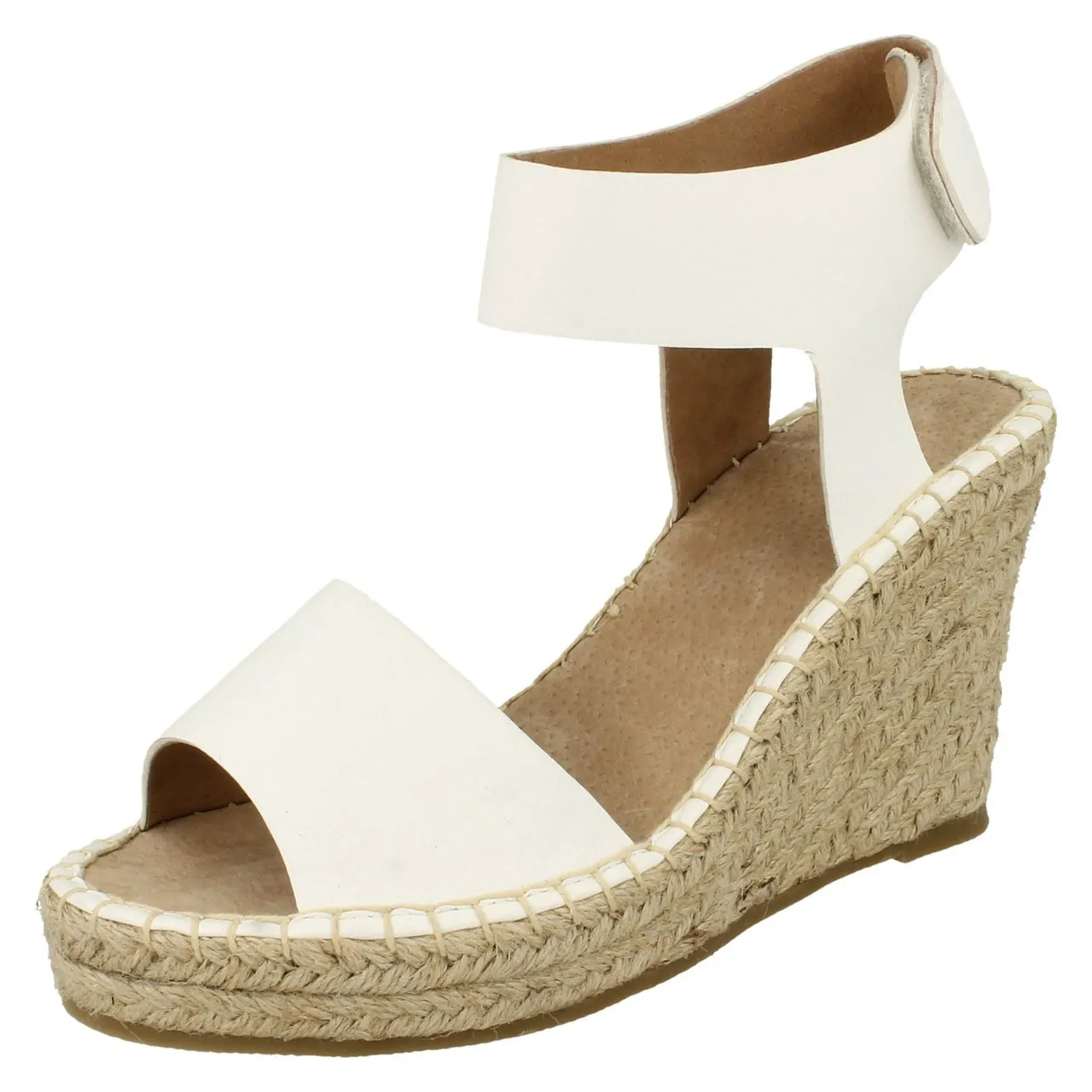 Ladies Savannah High Wedge Open Back Sandals F2R250