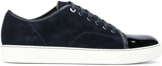 Lanvin DBB1 patent-toe sneakers Blue