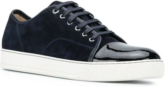 Lanvin DBB1 patent-toe sneakers Blue