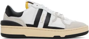 Lanvin White & Black Clay Sneakers