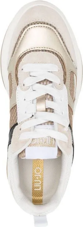 LIU JO June colour-block platform sneakers Neutrals