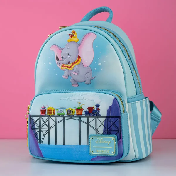 Loungefly x Disney Dumbo 80th Anniversary Don't Just Fly Mini Backpack