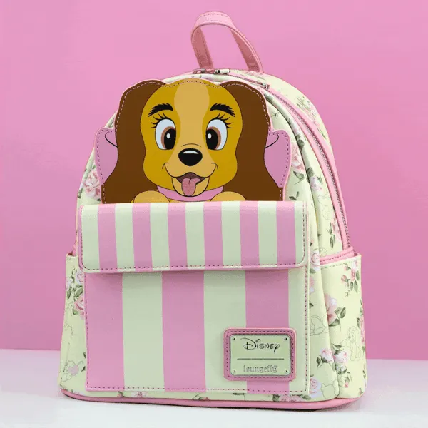 Loungefly x Disney Lady and the Tramp Lady Hat Box Mini Backpack