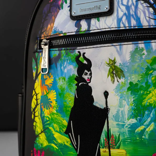 Loungefly x Disney Villains Sleeping Beauty Maleficent Faerie Garden Mini Backpack