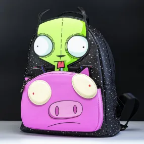 Loungefly x Nickelodeon Invader Zim Gir Pig Bee Doom Mini Backpack