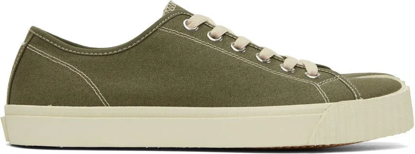 Maison Margiela Khaki Tabi Sneakers