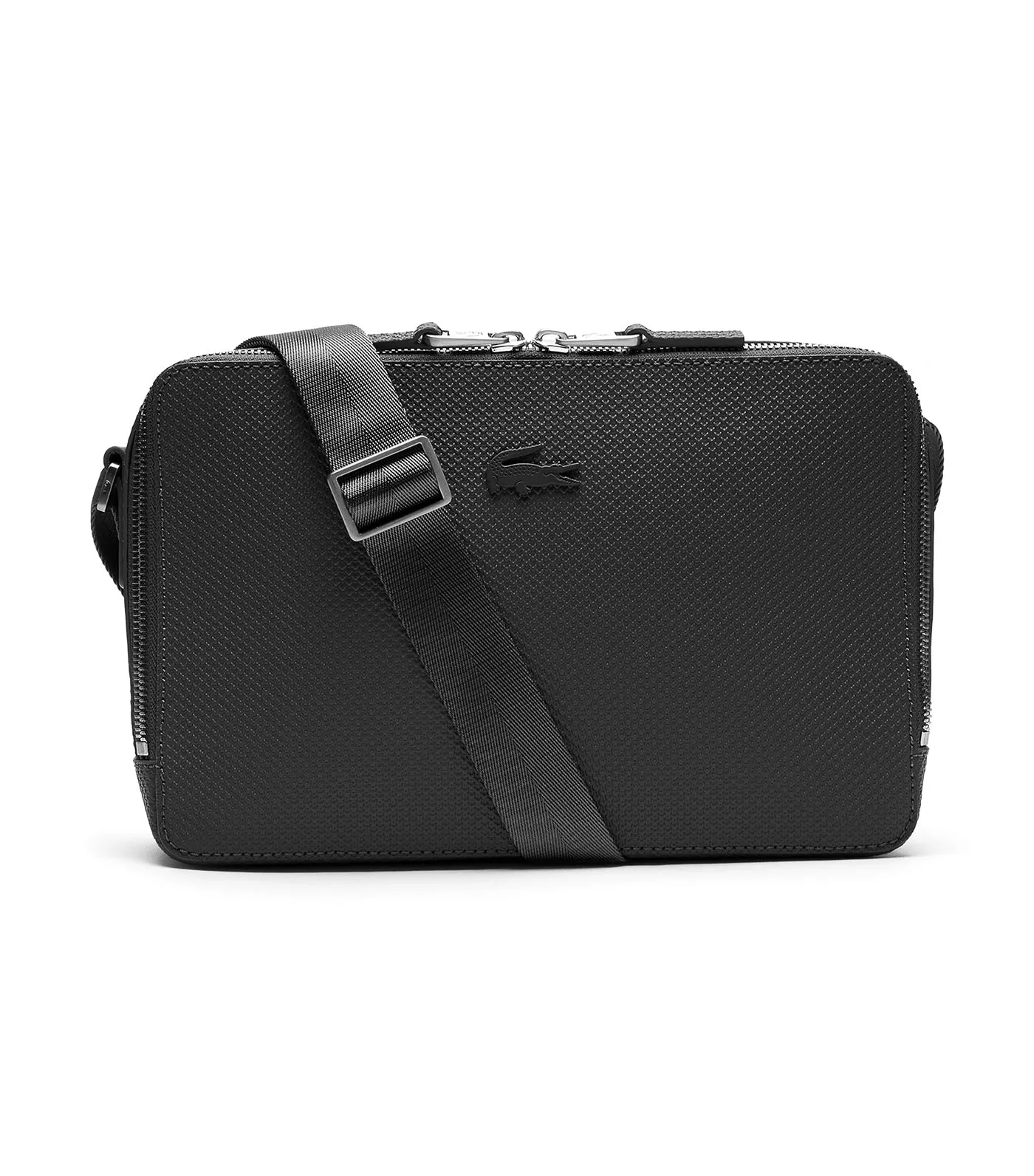 Men's Chantaco Leather Reporter Bag Noir