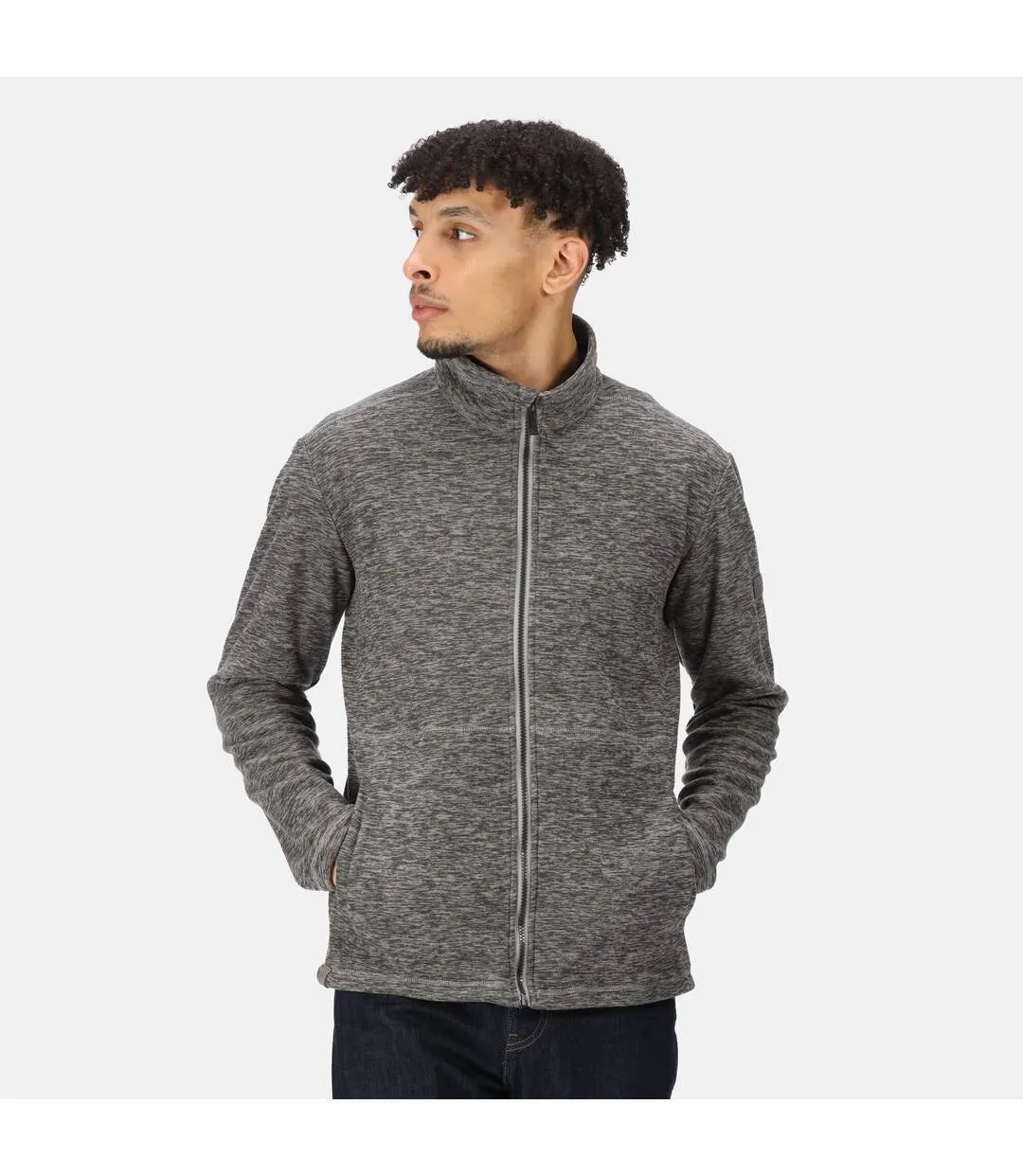 Mens eildon fleece storm grey marl Regatta