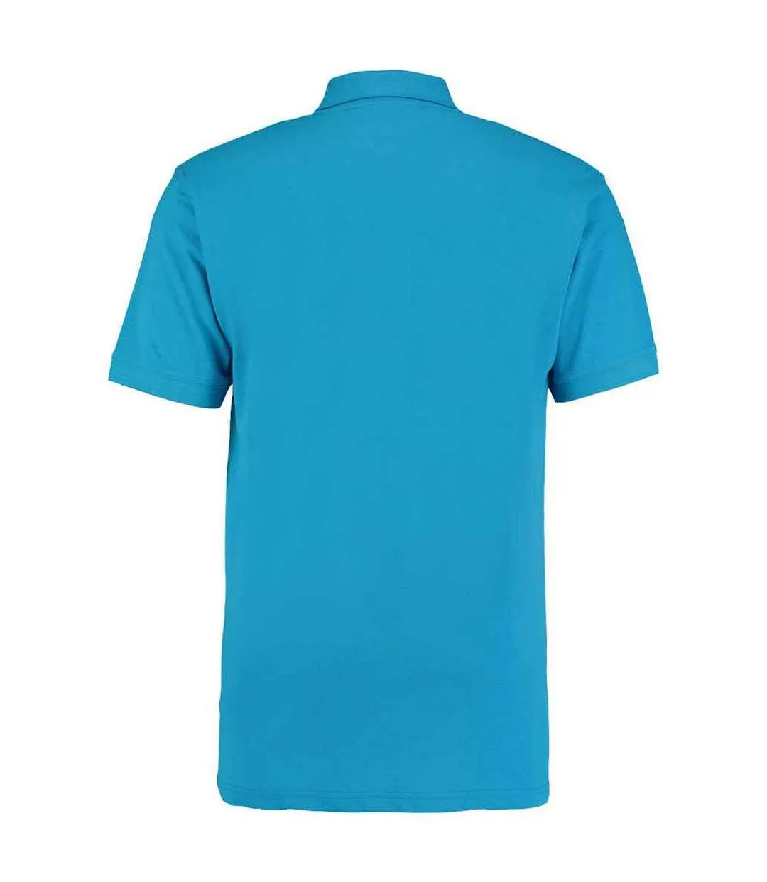 Mens workwear heather polo shirt turquoise Kustom Kit