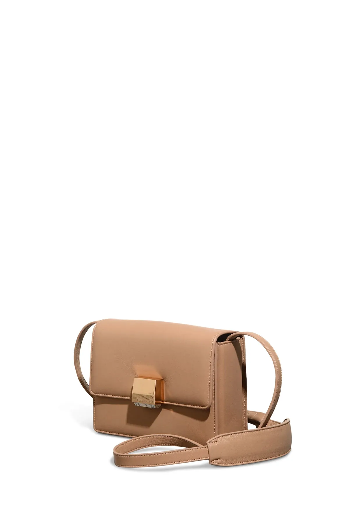 Mercedes Bag in Nude Nappa Leather