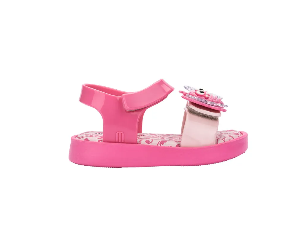 Mini Melissa Jump Bugs Pink Sandals For Babies