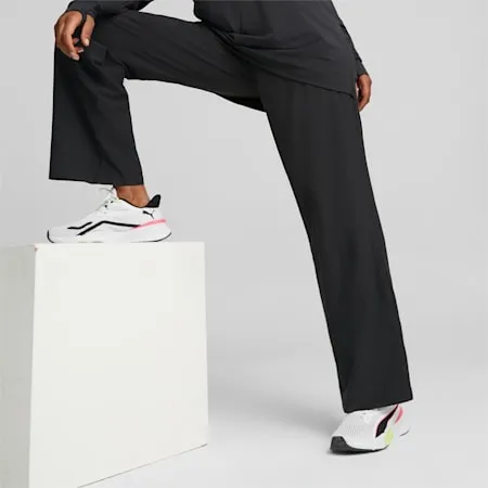 Modest Activewear Women's Wide Leg Training Pants | Puma Black | PUMA Shop All Puma | PUMA 