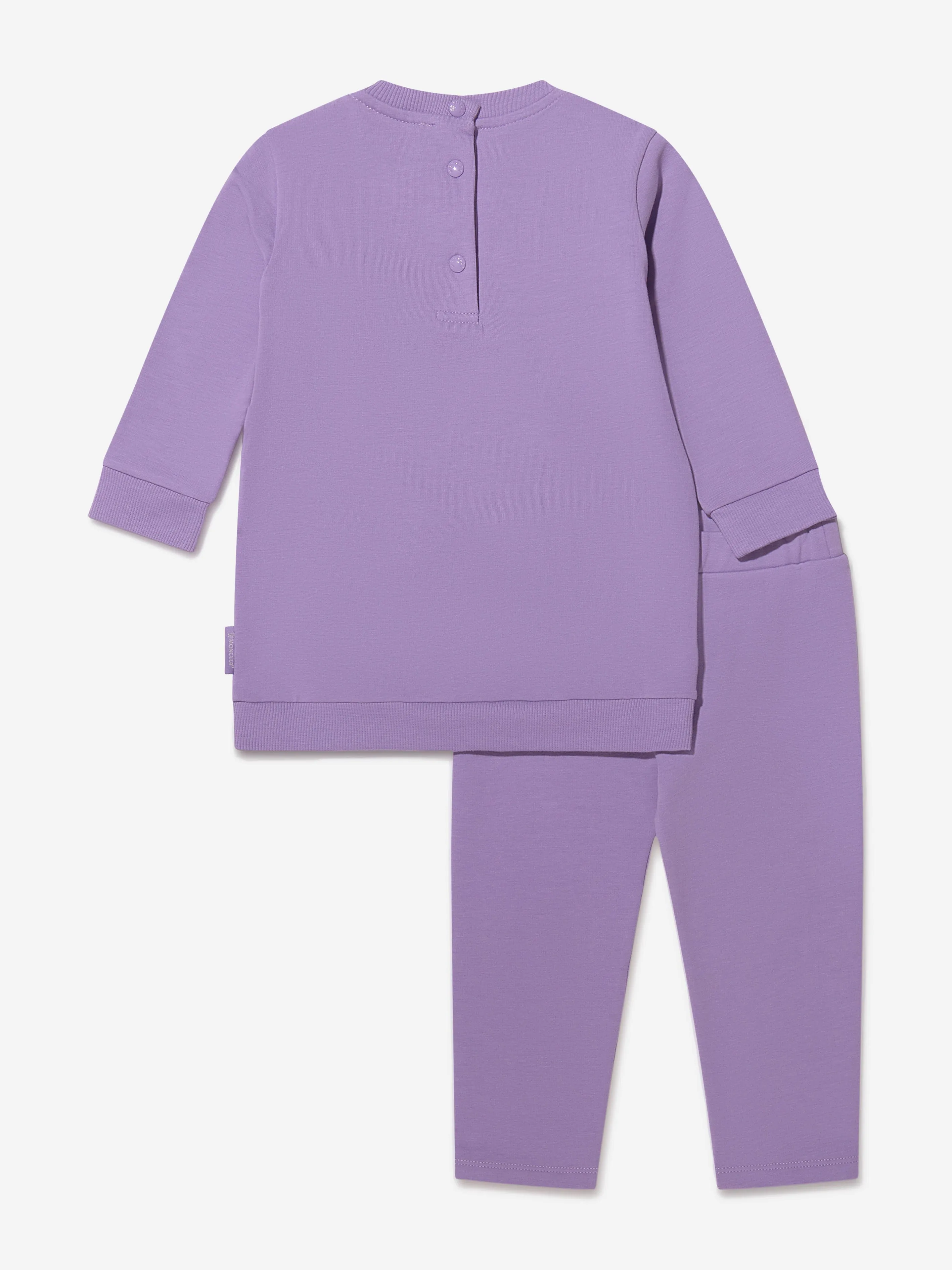 Moncler Enfant - Baby Girls Embroidered Logo Tracksuit | Childsplay Clothing