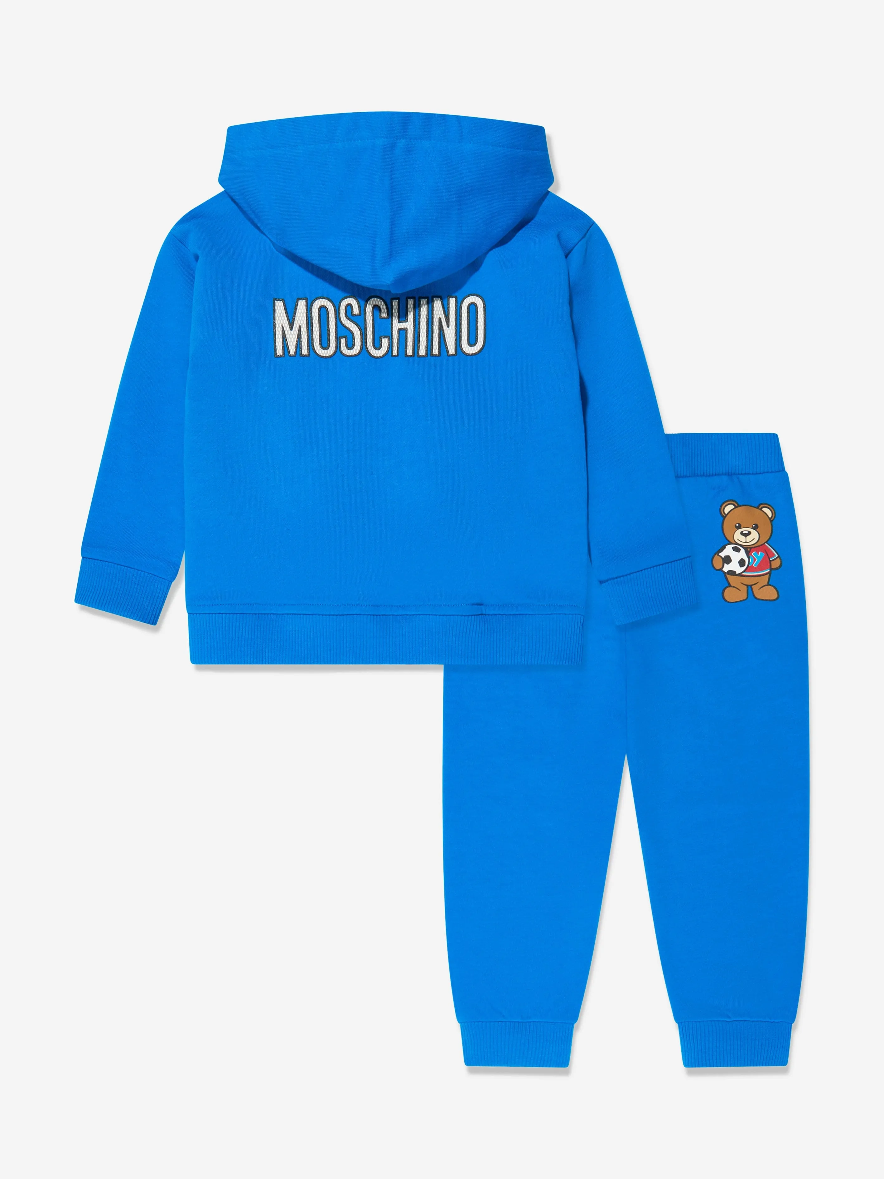 Moschino Baby Boys Teddy Football Tracksuit in Blue