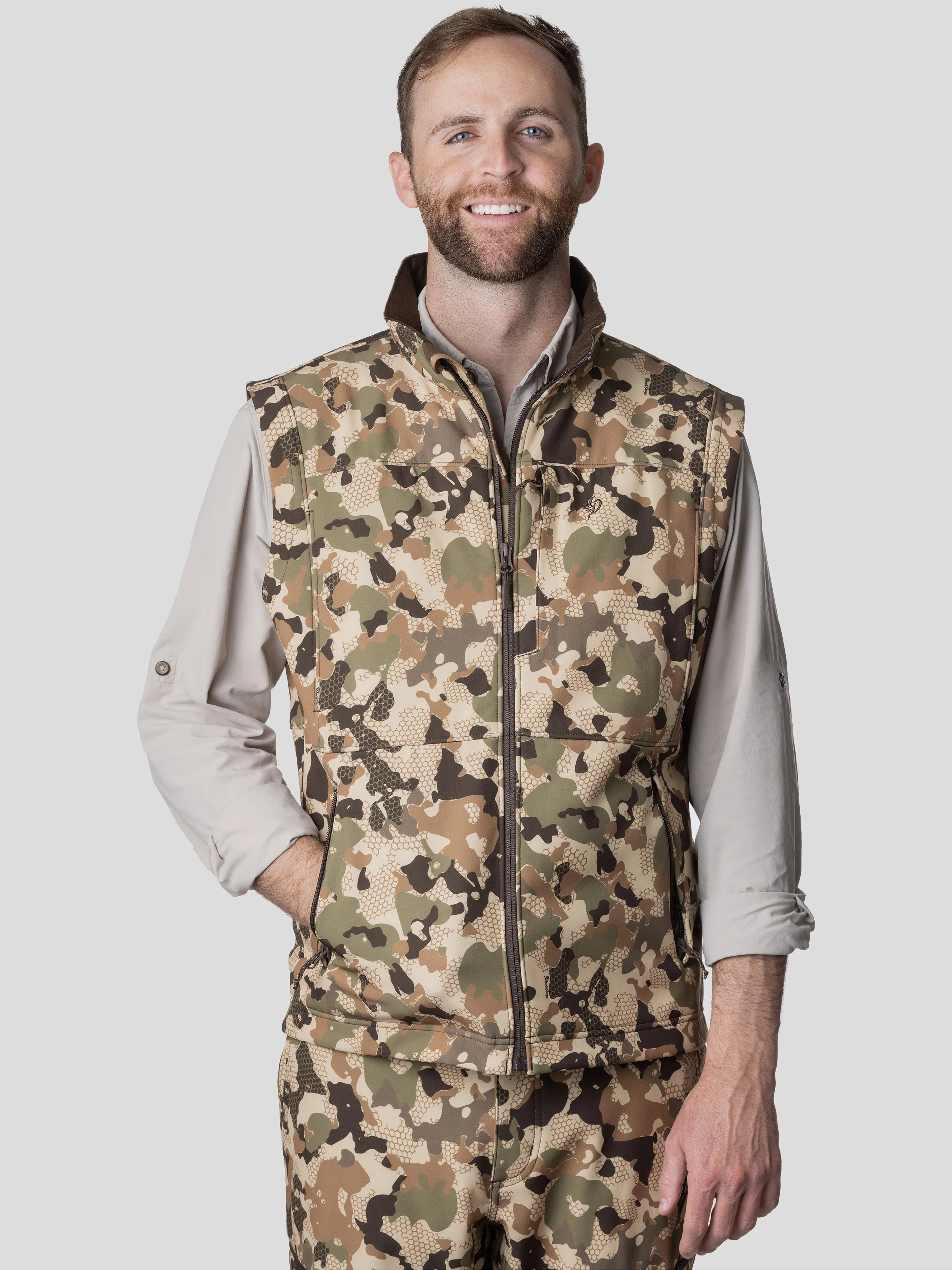 M's Contact Softshell Vest Wetland