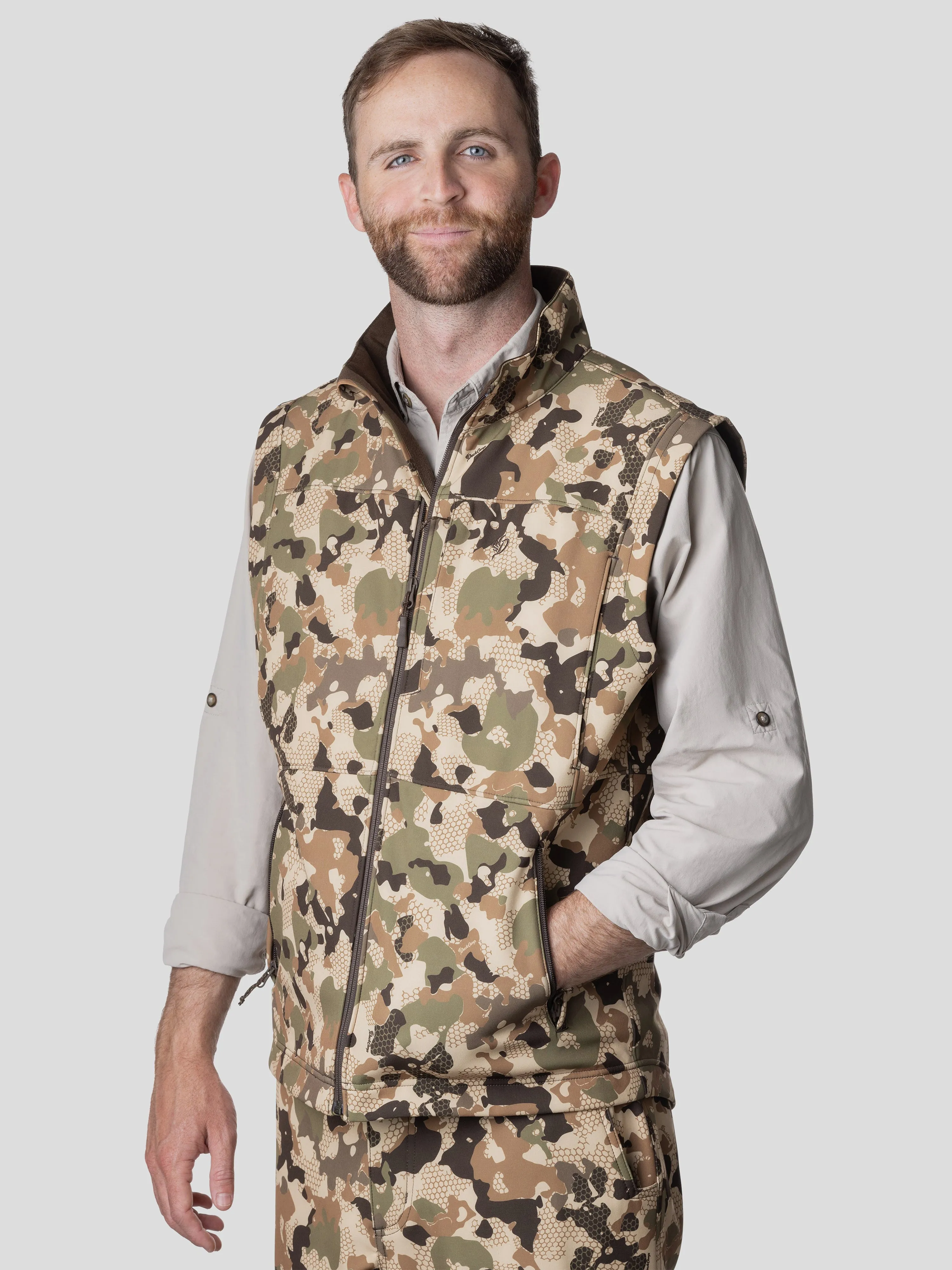 M's Contact Softshell Vest Wetland