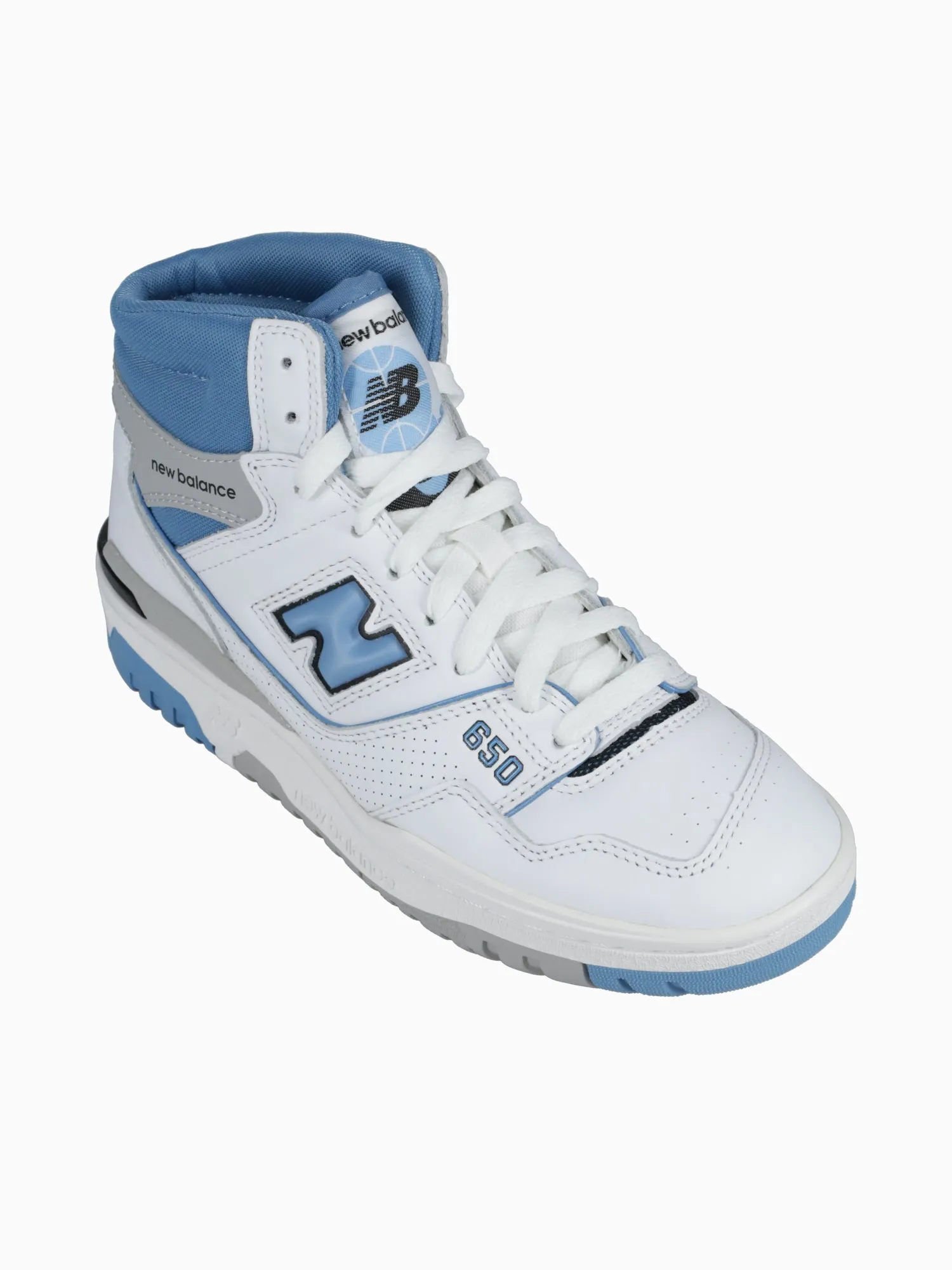 New Balance 650 White Blue leather