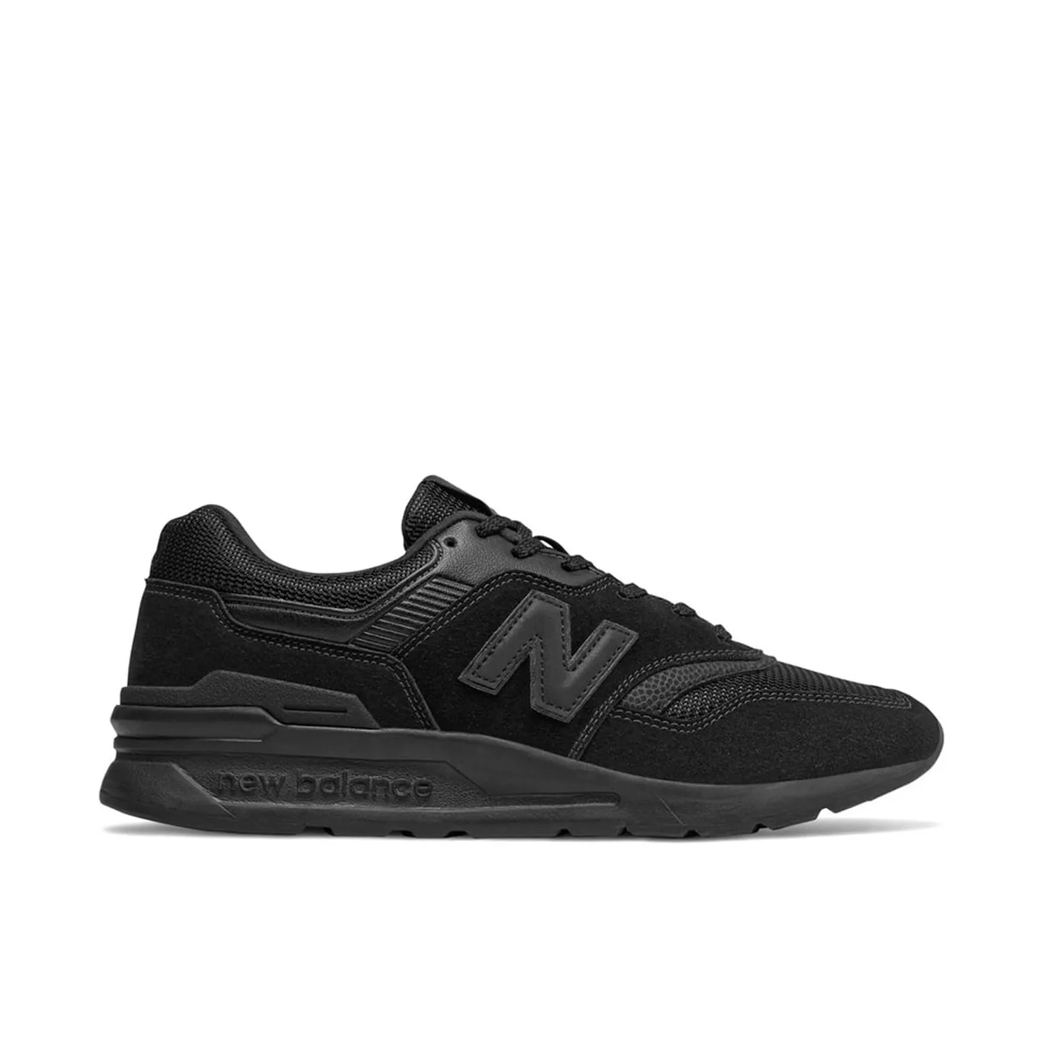 New Balance 997 Black Suede | CM997HCI | Laced