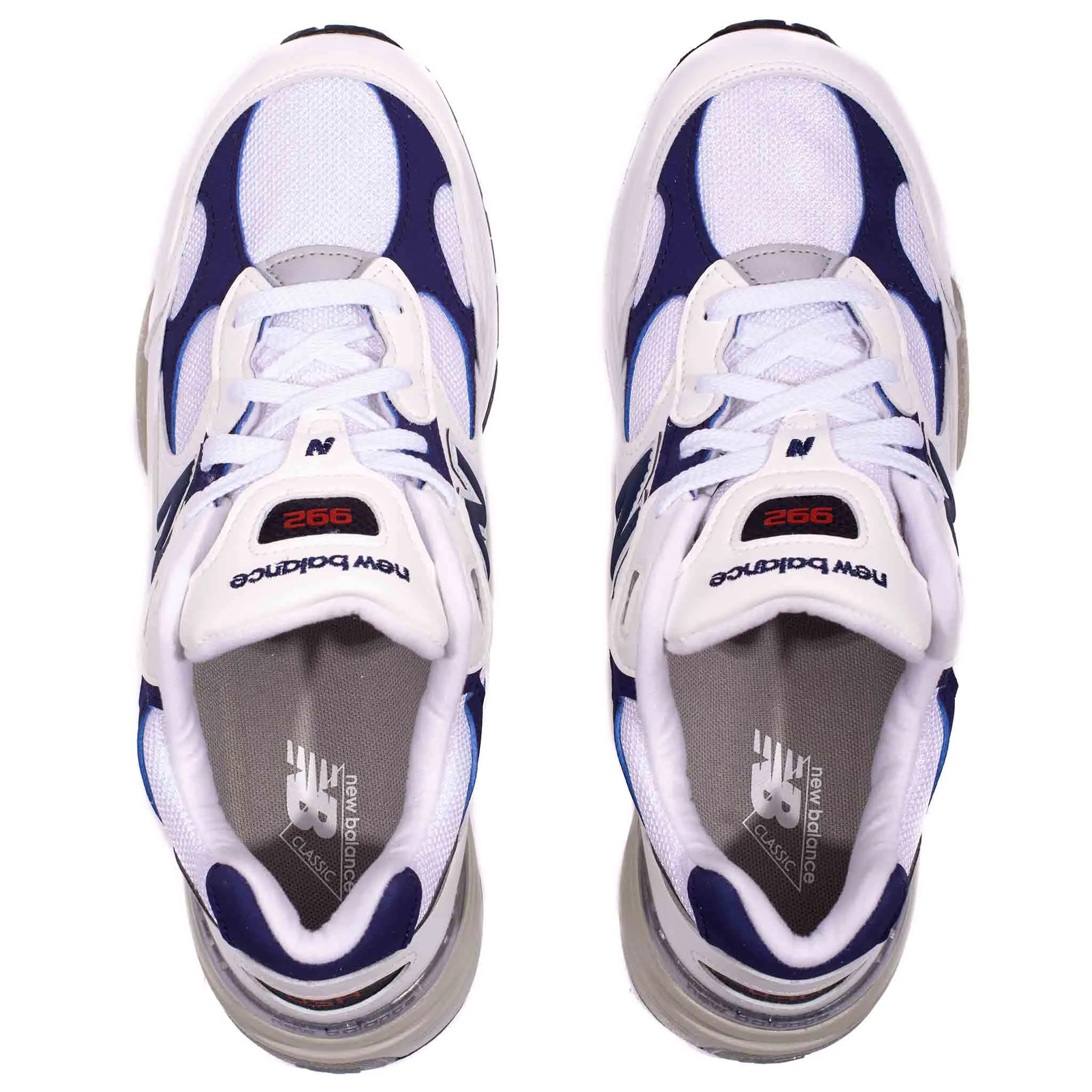 New Balance M992EC White/Navy