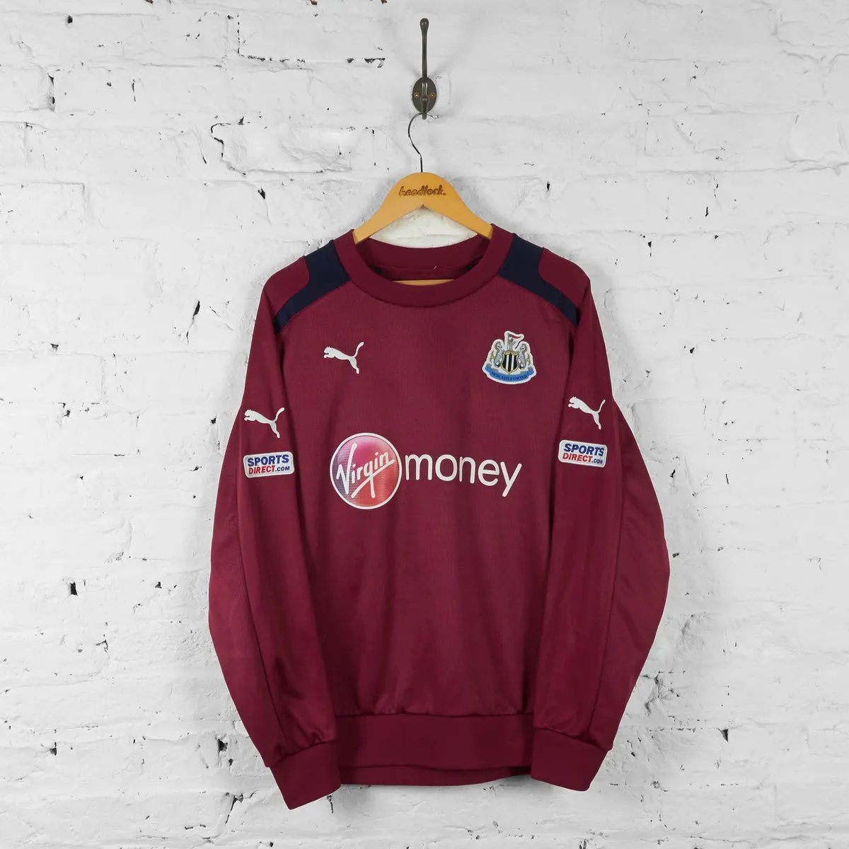 Newcastle United Puma Sweatshirt - Maroon - L