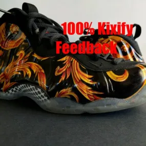 Nike Black Supreme Foamposite 652792 001 Free shipping