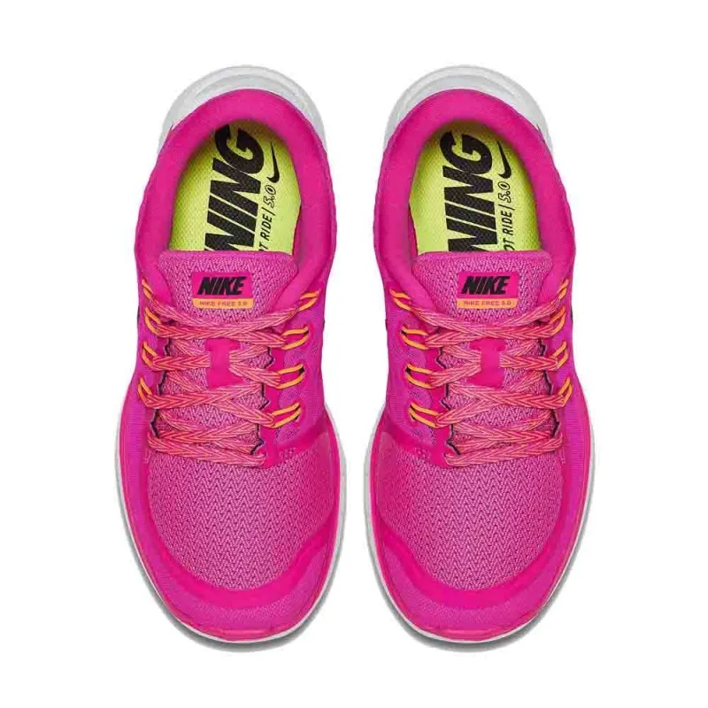 NIKE FREE 5.0 PINK/FOIL FOR WOMEN'S