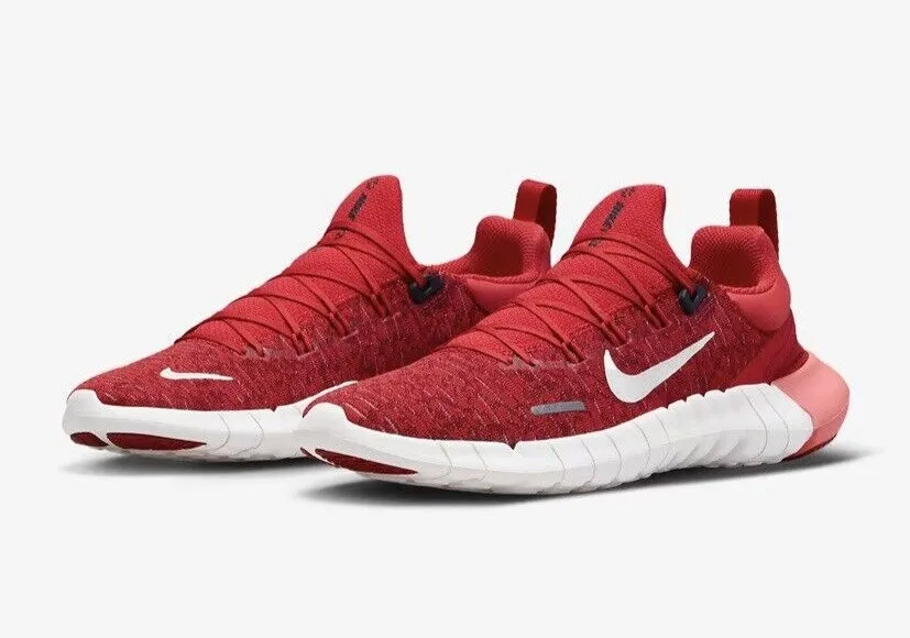 Nike Free RN 5.0 Next Nature University Red White Gym Red CZ1891-601