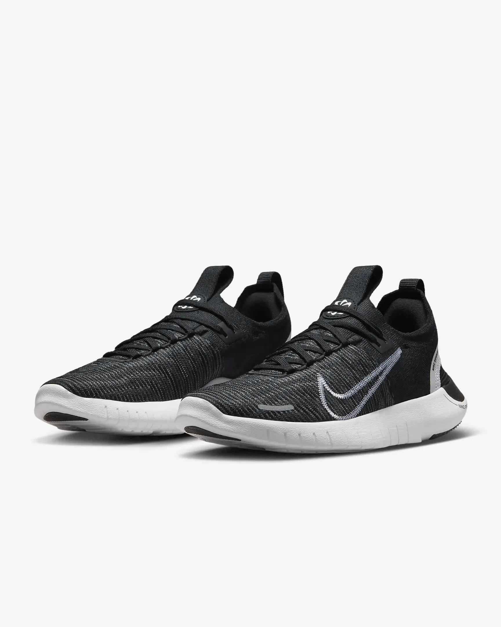 Nike Free RN NN Black White Women's