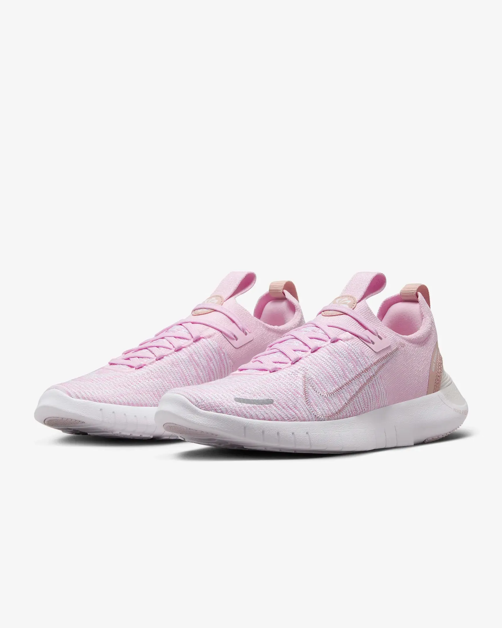 Nike Free RN NN Pink White Women's